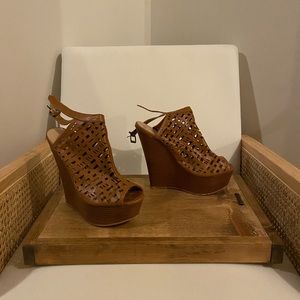 JustFab Marine Wedges
